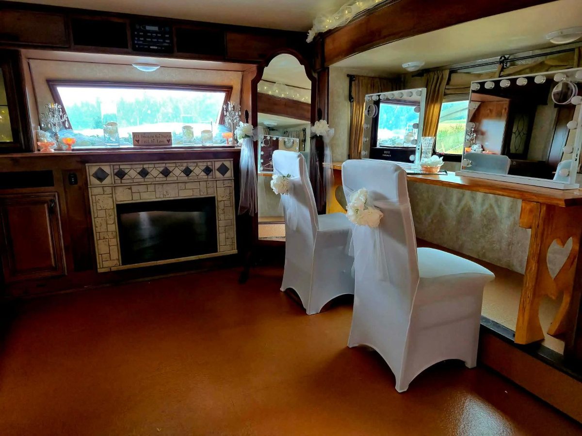 Inside the new 40-foot bridal suite at Eden Farm