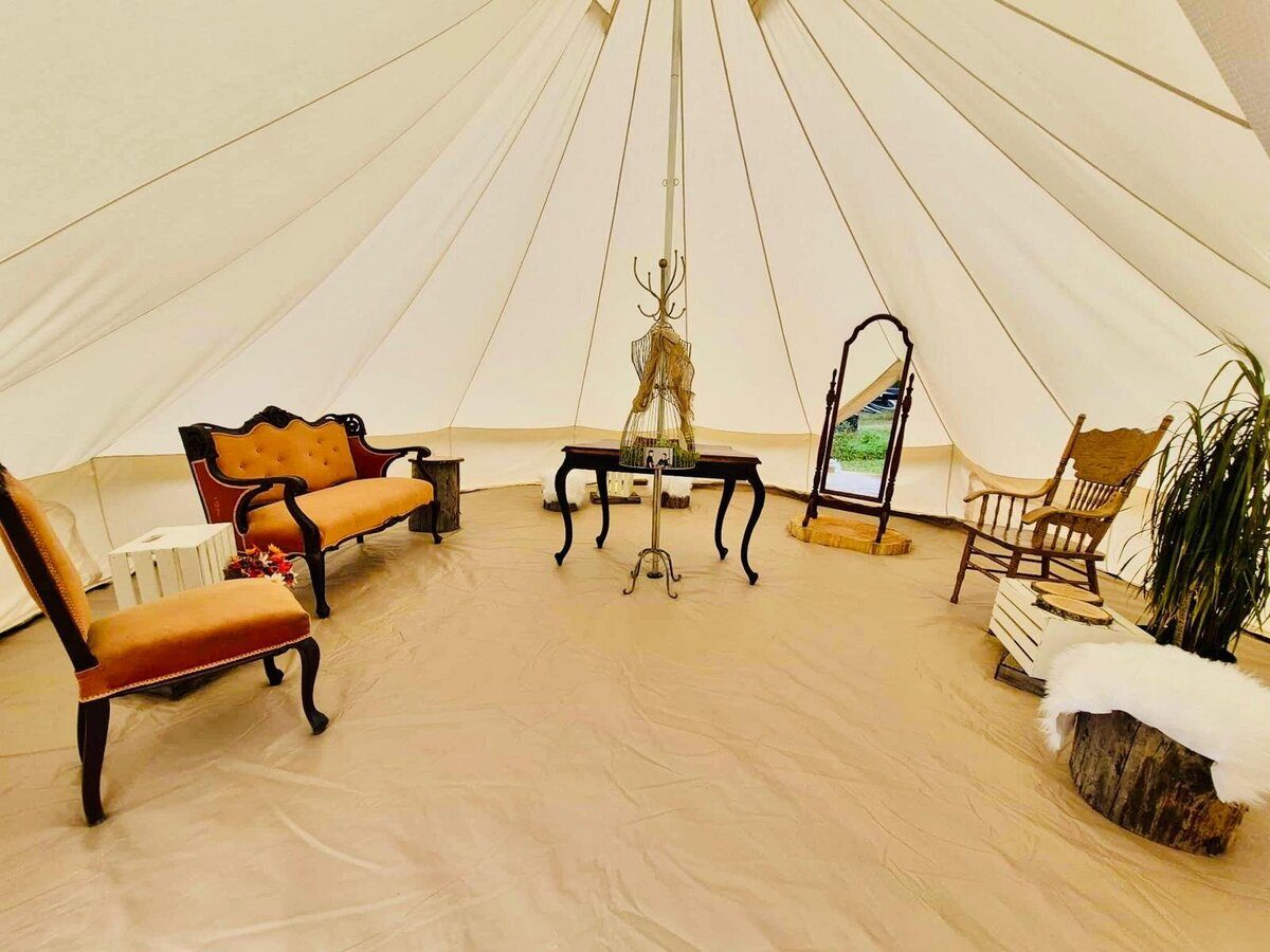 Getting ready and glamping suites